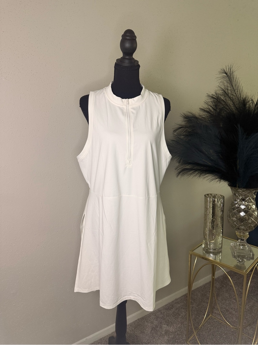 Old Navy Active Powersoft White Sleeveless Athletic Dress XL